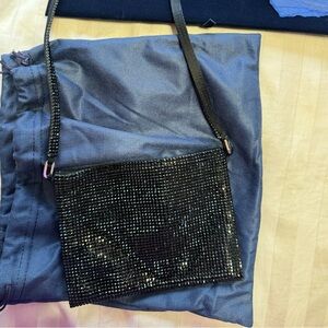 Black Swarovski Crystal Handbag